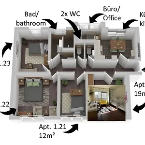 Homestay Soulfactory Budget, Neu-Ulm